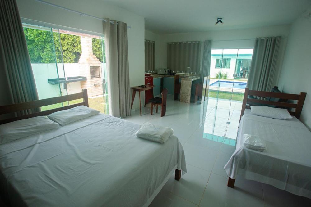 Hotel Chalé com Jacuzzi e vista para e Piscina Touros Exterior foto